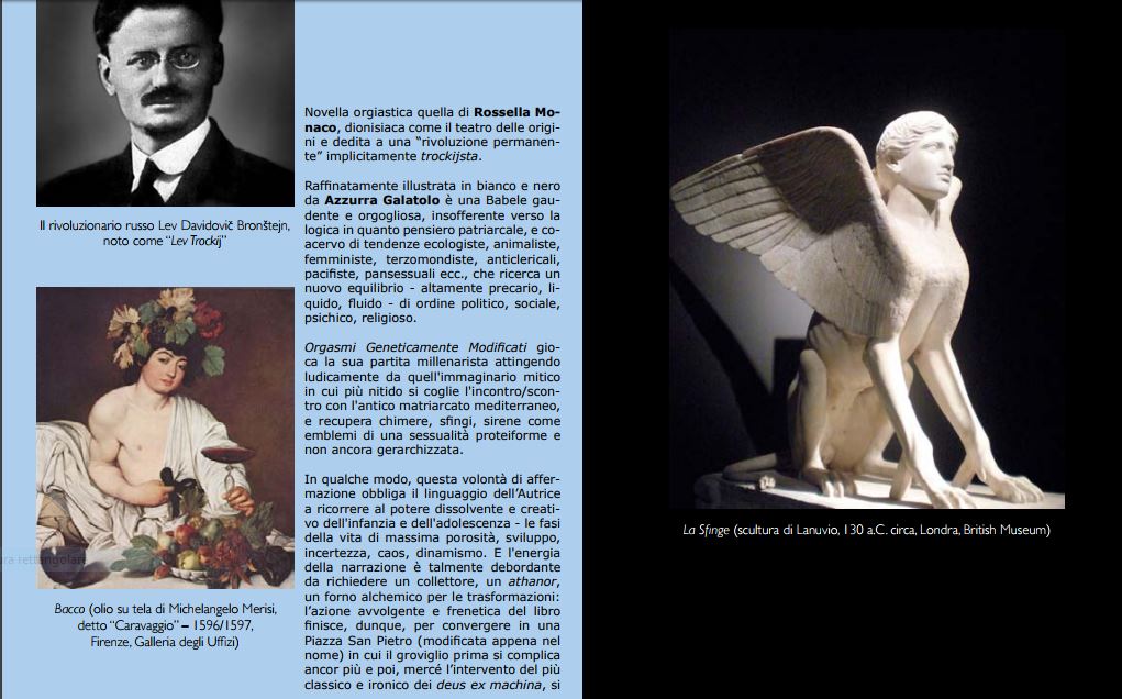 Recensione libro Recensione Orgasmi geneticamente modificati