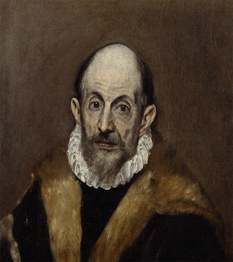 El Greco autoritratto